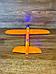Самолет из пенопласта игрушка планер детский пенопластовый летающий самолетик с подсветкой, фото 5
