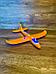 Самолет из пенопласта игрушка планер детский пенопластовый летающий самолетик с подсветкой, фото 6