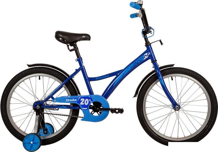 Детский велосипед Novatrack Strike 20 2022 203STRIKE.VL22 (синий) - фото 1 - id-p224424137