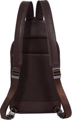 Рюкзак слинг Piquadro Carl CA5751S129/TM темно-коричневый натуральная кожа - фото 4 - id-p224424322