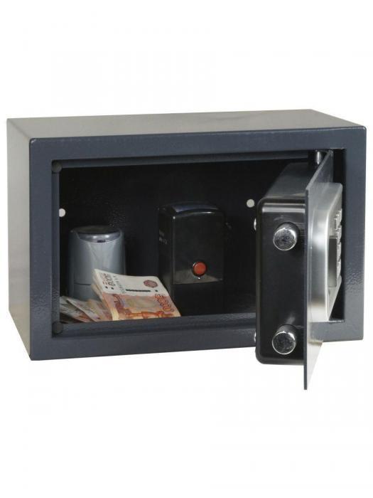 Сейф для денег и хранения документов дома мини с кодовым замком металлический - фото 10 - id-p224444534