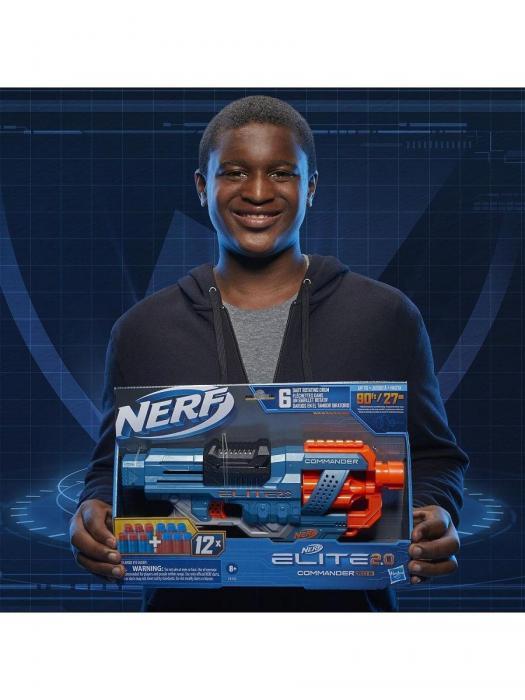 Игрушечный детский пистолет бластер Nerf игровой космический Нерф с мягкими пулями игрушка для мальчика - фото 5 - id-p224444831