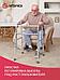 Медицинские шагающие ходунки опоры складные Ortonica для взрослых пожилых инвалидов, фото 5