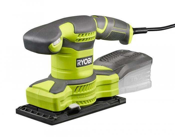 Виброшлифмашина электрическая шлифовальная машинка  RYOBI RSS280-S