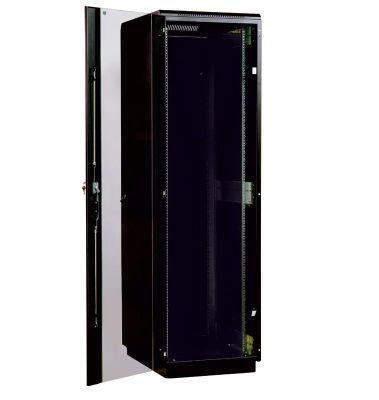 Шкаф коммутационный ЦМО ШТК-М-42.8.8-1ААА-9005 напольный, стеклянная передняя дверь, 42U, 800x2030x800 мм - фото 2 - id-p224493795