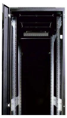 Шкаф коммутационный ЦМО ШТК-М-42.8.8-1ААА-9005 напольный, стеклянная передняя дверь, 42U, 800x2030x800 мм - фото 3 - id-p224493795