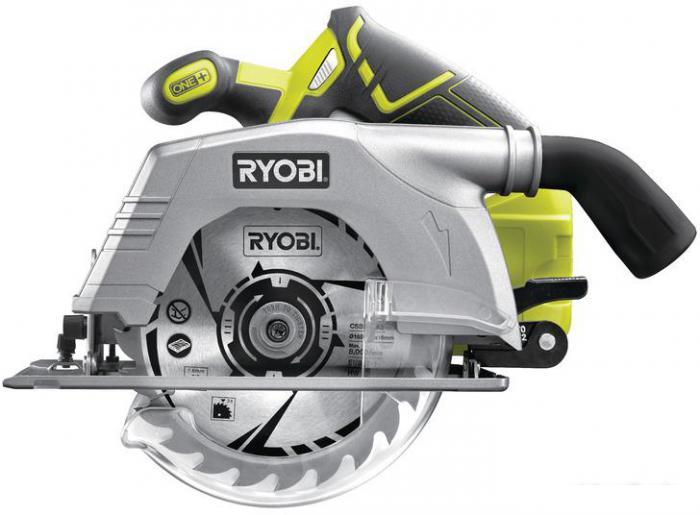 Аккумуляторная ручная циркулярная пила Ryobi R18CS-0 дисковая циркулярка (без батареи) - фото 8 - id-p224446128