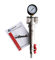 Фильтр промывной Ду20 (G3/4") каскадный, механической очистки Aqialink