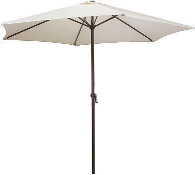 Зонт садовый 3 метра пляжный складной для дачи стола пикника ECOS GU-01 бежевый большой дачный с наклоном