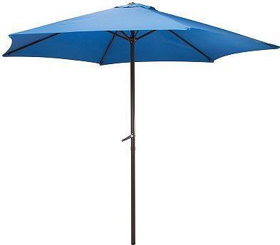 Зонт садовый 3 метра пляжный складной для дачи стола пикника ECOS GU-01 синий большой дачный с наклоном - фото 1 - id-p224492912