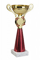 Кубок "Ламбада" на мраморной подставке , высота 24 см,чаша 8 см арт.388-240-80