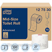 Бумага туалетная "Tork Advanced Т6 Mid-size", 2 слоя, 1 рулон (127530-20)