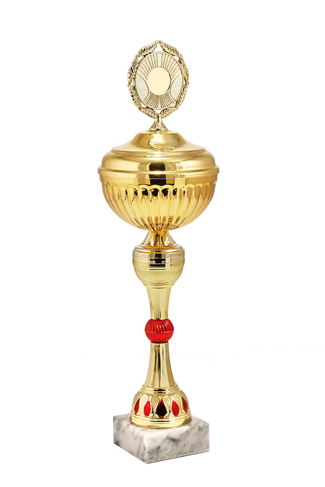 Кубок на мраморной подставке , высота 41 см,чаша 10 см арт.390-280-100 КЗ100