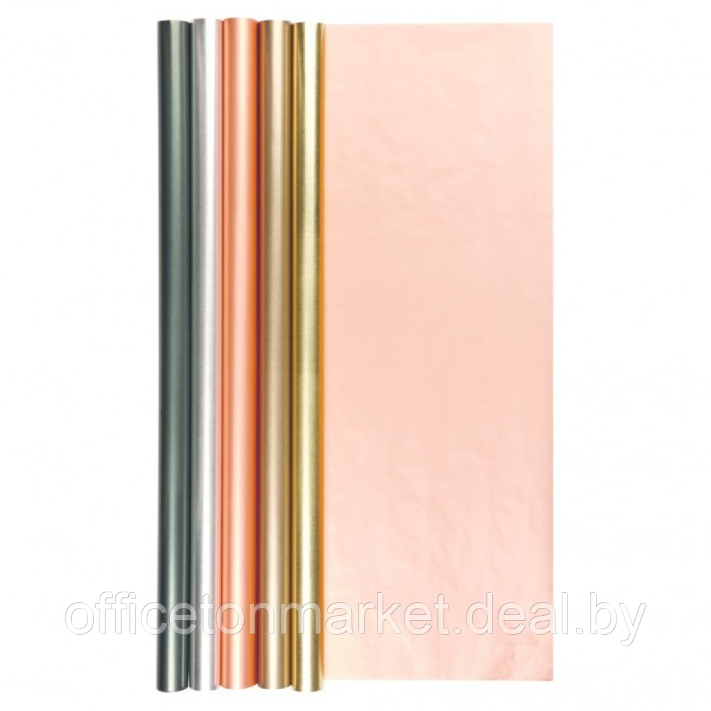 Бумага декоративная в рулоне "Iridescent Kraft", 2x0,7 м, ассорти - фото 1 - id-p223862297