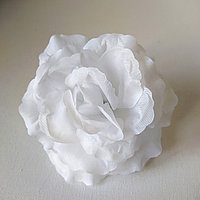 Бутон розы раскрытый малый 10 см, белый