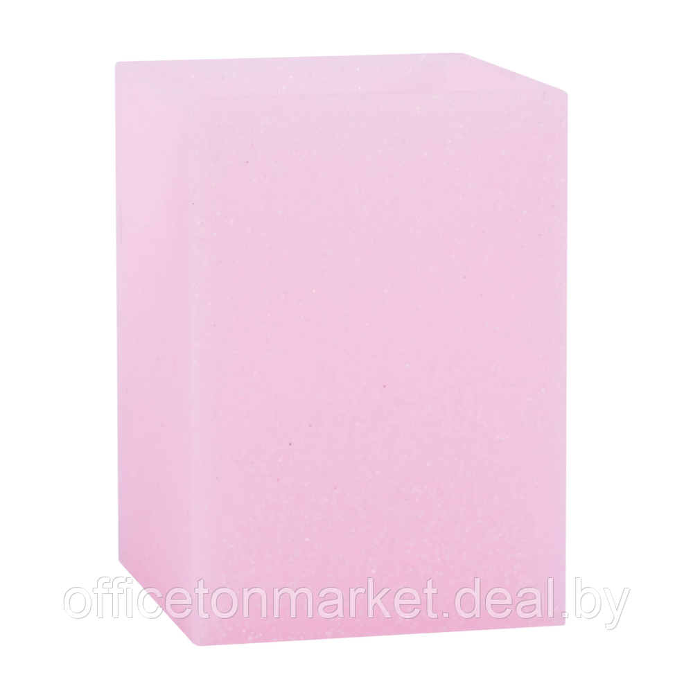 Подставка для канцелярских мелочей "Glitter", розовый