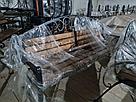 Скамейка металлическая с брусом  "Лира2 (Версаль)"  2000х450х1005мм, фото 2