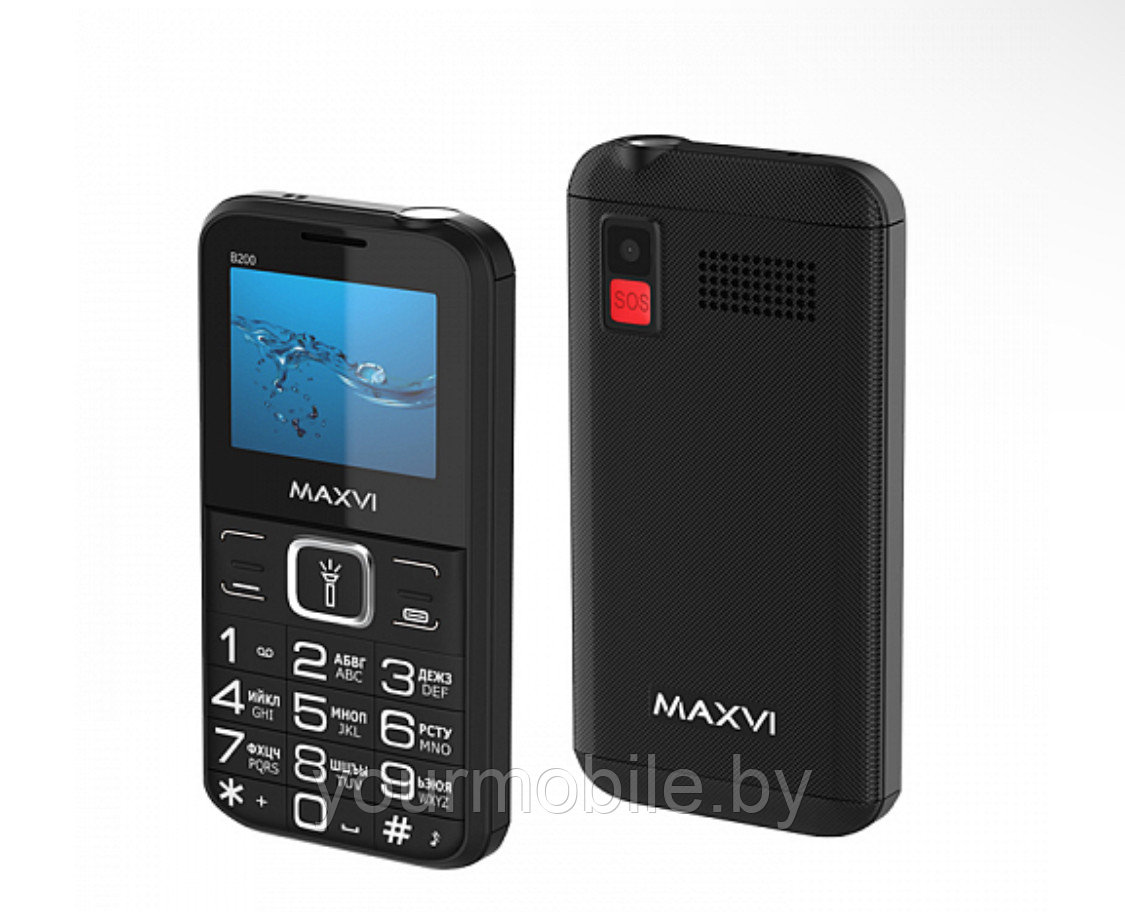 Мобильный телефон Maxvi B200 ( с большими кнопками, кнопкой sos) - фото 1 - id-p224533014
