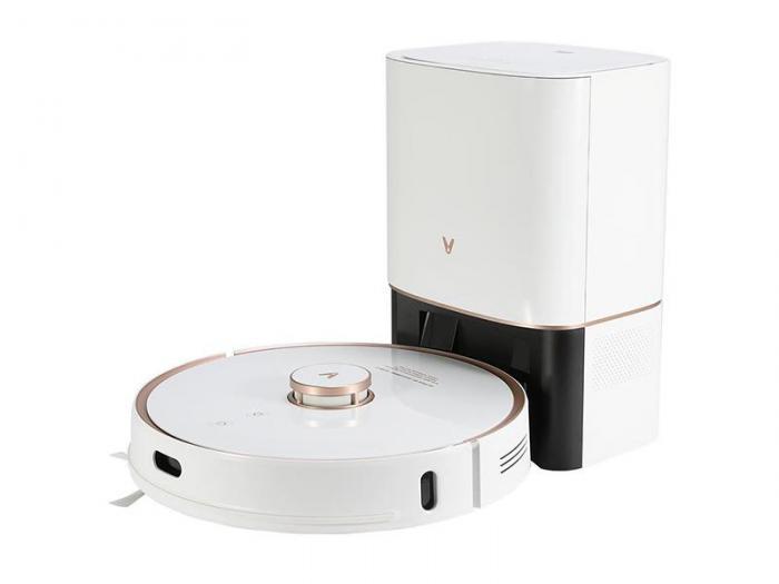 Робот пылесос с автоматической очисткой лидаром Viomi Vacuum Cleaner Robot S9 белый - фото 1 - id-p224444371