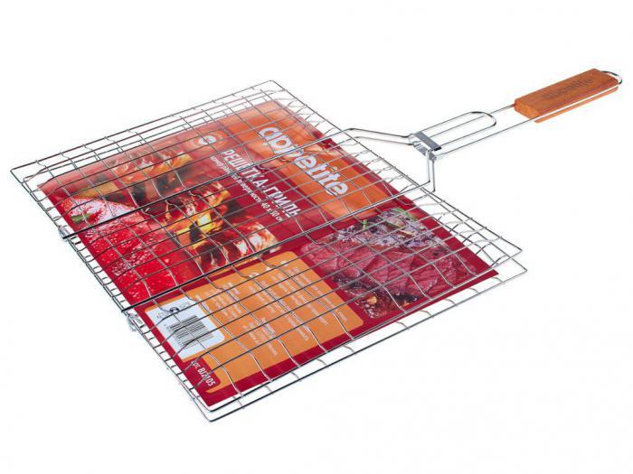 Решетка для гриля шашлыка и барбекю на мангал Appetite 40x30cm BJ2105 - фото 1 - id-p224494108