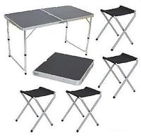 Комплект складной мебели ЭКОС CHO-150-E ecos 992992 кемпинговый набор стол 4 стула туристический для пикника