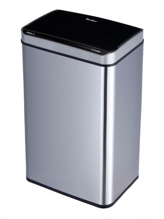 Умное сенсорное мусорное ведро Tesler STB-40 нержавейка мусорница 40 л мусорка урна для кухни офиса - фото 1 - id-p224310875