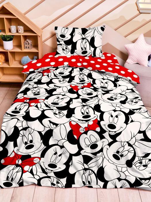 Постельное белье 1,5-спальное детское подростковое комплект для девочки Минни Маус Микки Маус Disney полуторка - фото 10 - id-p224425852