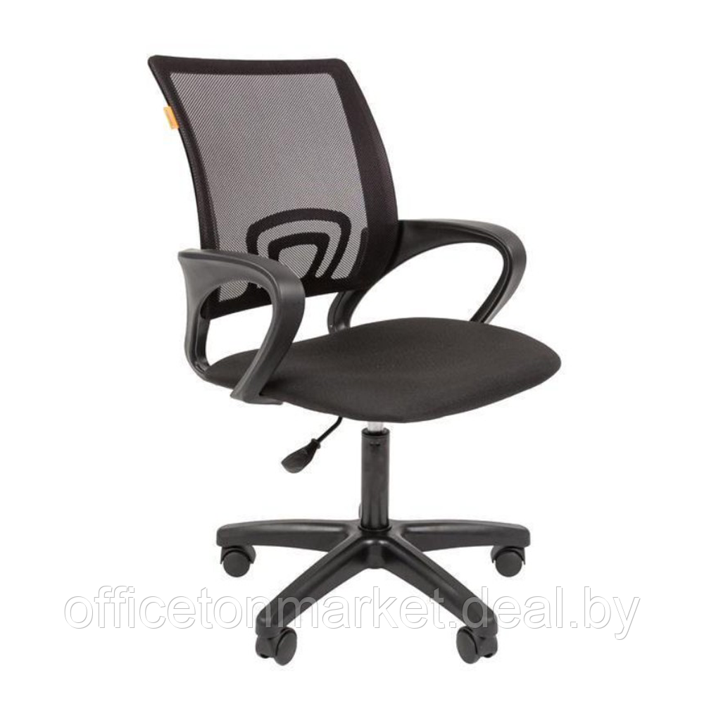 Кресло для персонала "Easy Chair 304 LT", ткань, сетка, пластик, черный - фото 1 - id-p221658222