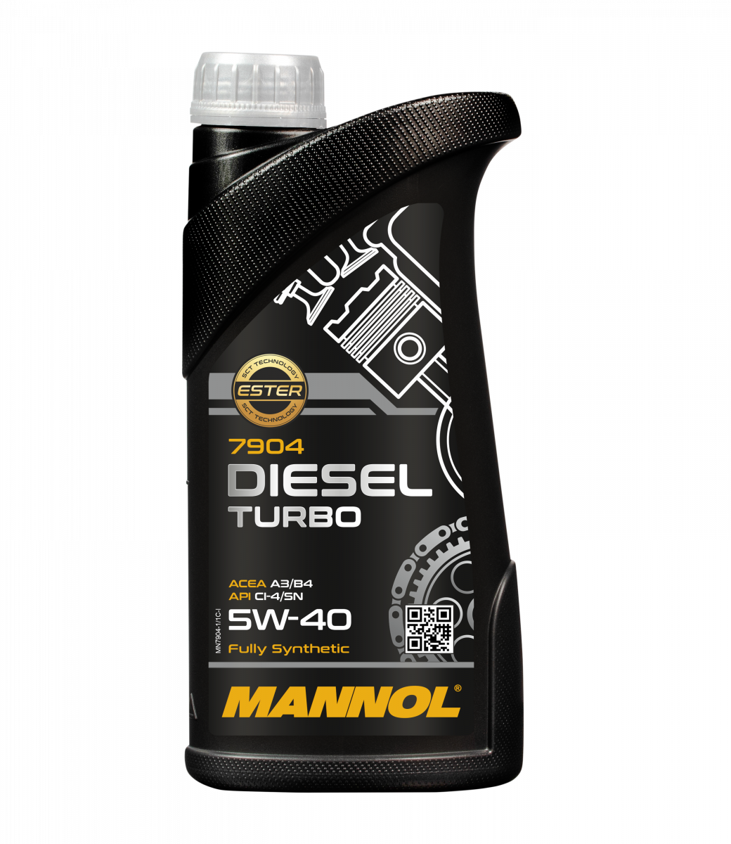 5W-40 Diesel Turbo Масло моторное MANNOL ESTER 7904, 1л. - фото 1 - id-p224533670