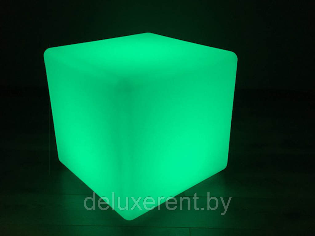 Светящийся куб 50 см LED аренда