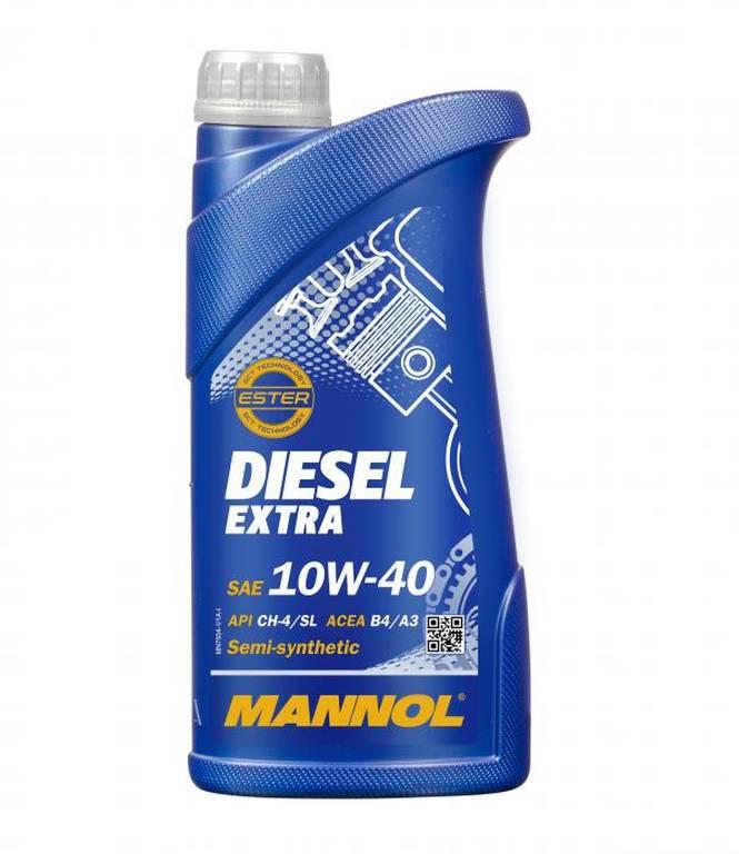 10W-40 Diesel Extra Масло MANNOL 7504, 1л - фото 1 - id-p53134843