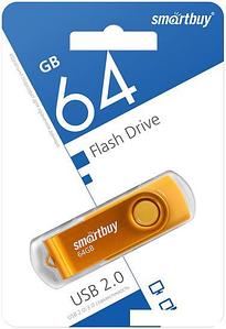 USB Flash SmartBuy Twist 64GB (желтый)