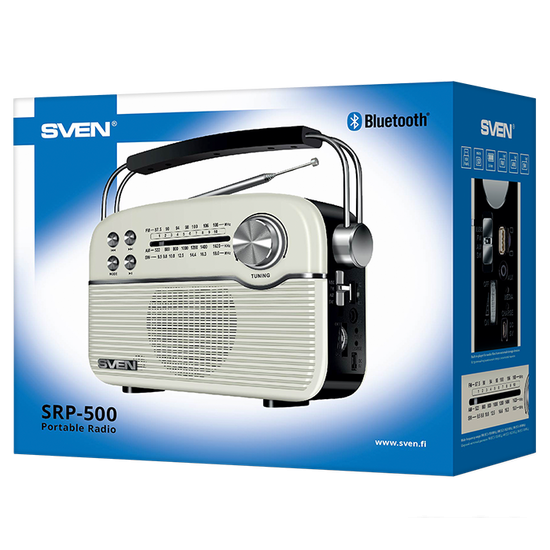 Радиоприемник SVEN SRP-500 (белый) - фото 6 - id-p222831165