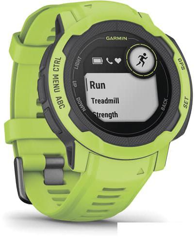 Умные часы Garmin Instinct 2 45 мм (электрик лайм) - фото 4 - id-p224429018