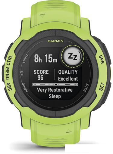 Умные часы Garmin Instinct 2 45 мм (электрик лайм) - фото 7 - id-p224429018