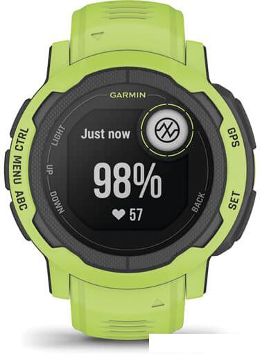 Умные часы Garmin Instinct 2 45 мм (электрик лайм) - фото 9 - id-p224429018