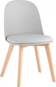 Стул Stool Group Fog с подушкой SL-7022DM (светло-серый, деревянные ножки)