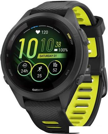 Умные часы Garmin Forerunner 265S 42 мм (черный/желтый), фото 2