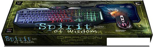 Клавиатура + мышь с ковриком QUMO Spirit of Wisdom - фото 2 - id-p224149705