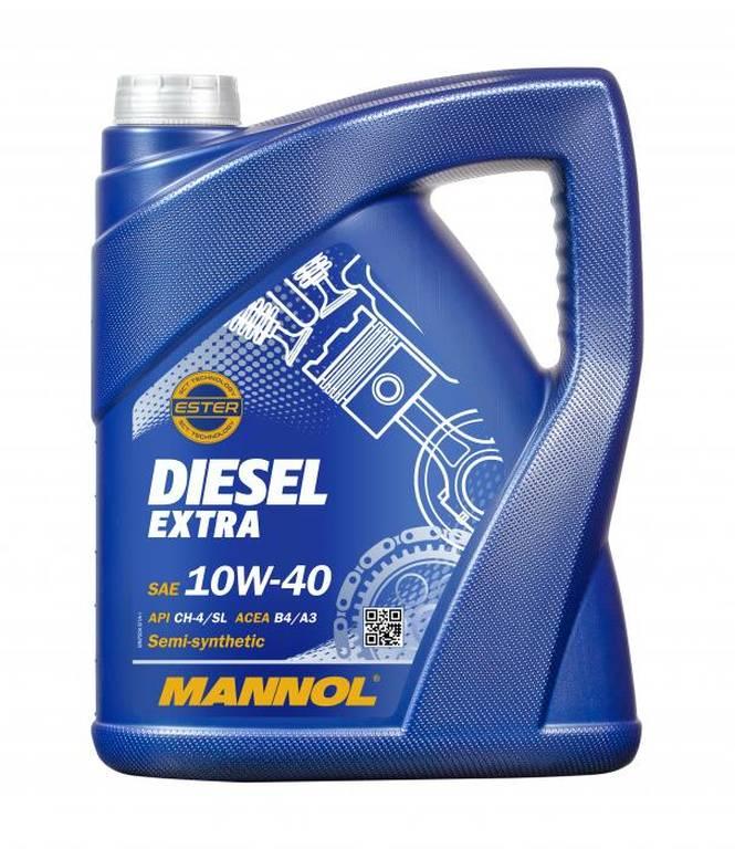 10W-40 Diesel Extra Масло MANNOL 7504, 5л - фото 1 - id-p53134840