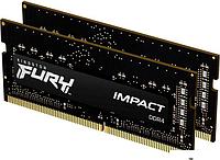 Оперативная память Kingston FURY Impact 2x32GB DDR4 SODIMM PC4-25600 KF432S20IBK2/64