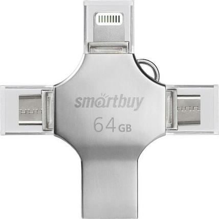 USB Flash SmartBuy MC15 Metal Quad 64GB SB064GBMC15, фото 2