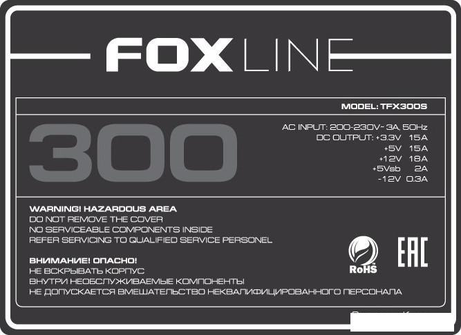 Корпус Foxline FL-1001 FL-1001-TFX300S - фото 5 - id-p224429205