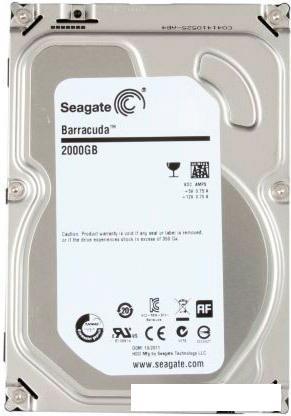 Жесткий диск Seagate Barracuda 7200.14 2000GB (ST2000DM001) - фото 1 - id-p224446232