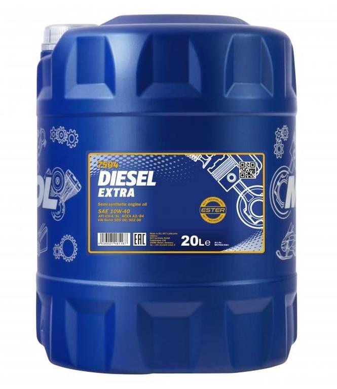 10W-40 Diesel Extra Масло MANNOL 7504, 20л - фото 2 - id-p53134846