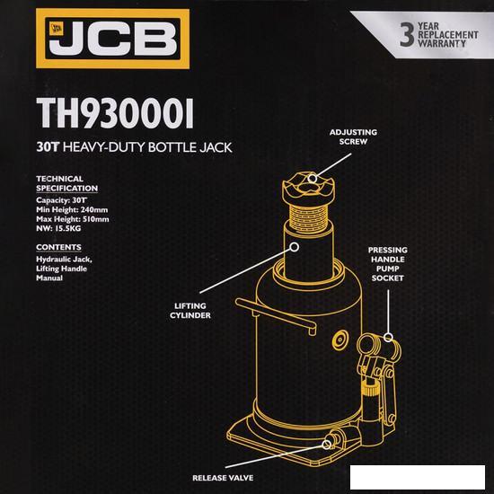 Бутылочный домкрат JCB TH930001 (30т) - фото 5 - id-p224149997