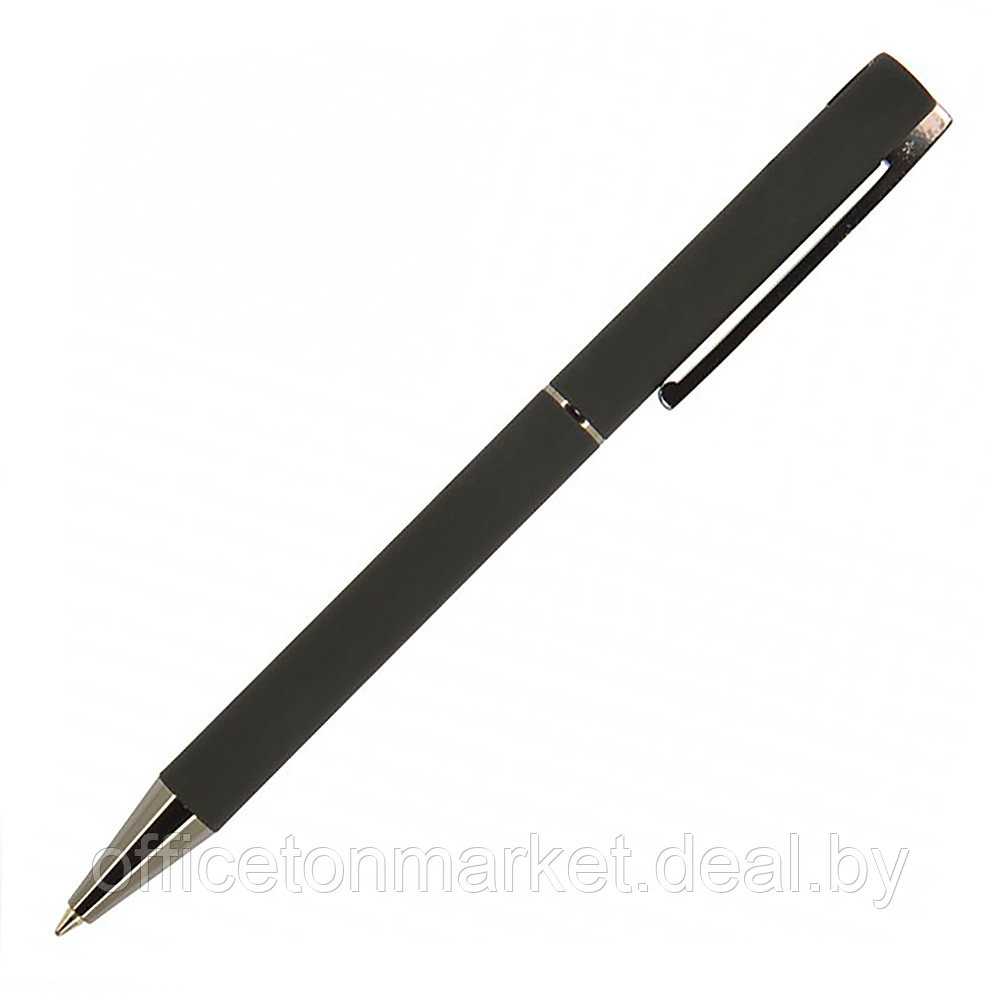 Ручка шариковая автоматическая "Bergamo", 0.7 мм, черный, стерж. синий - фото 1 - id-p224534112