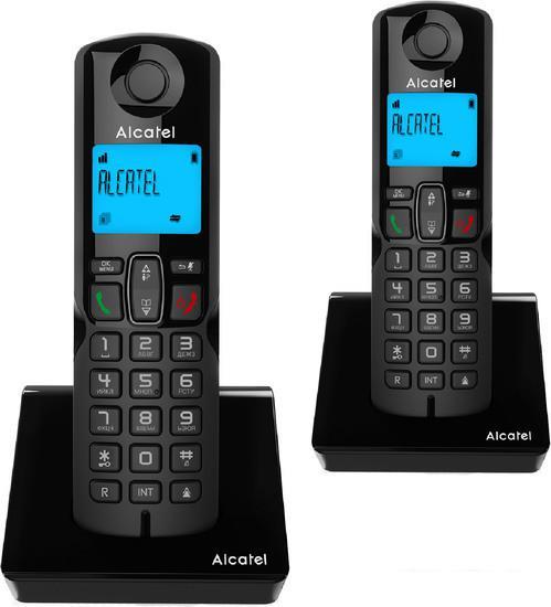 Радиотелефон Alcatel S230 DUO (черный) - фото 1 - id-p224391225