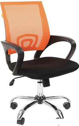 Кресло CHAIRMAN 696 Chrome (черный/оранжевый), фото 2