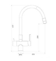 Смеситель Gappo G4398-39, фото 2